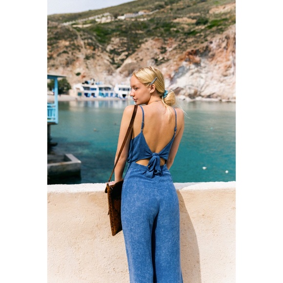 Indah Pants - Indah Piper Jumpsuit Chambray Blue Stonewash